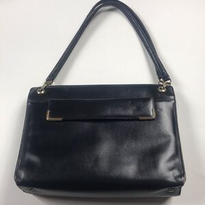VTG, Super Rare Coblentz Original Satchel  Black Saffiano Leather Shoulder Bag.